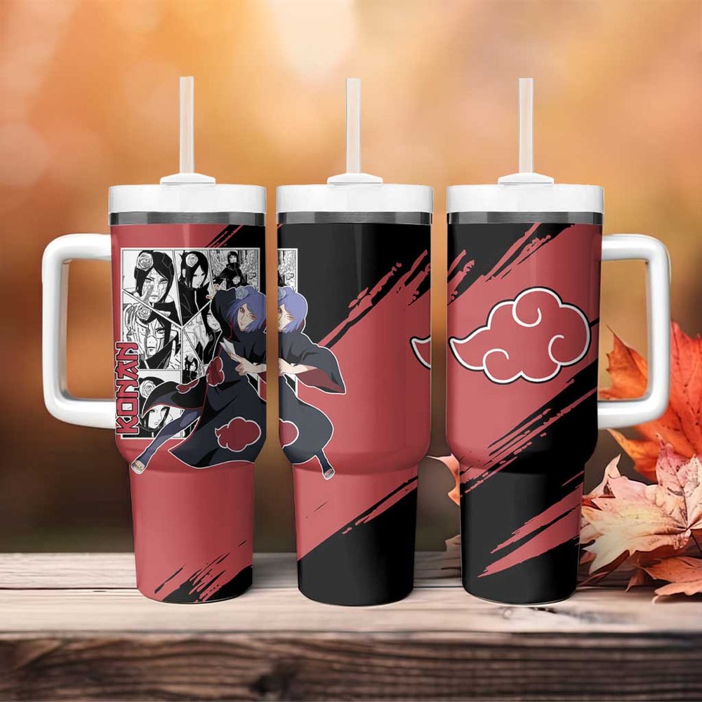 Konan - Naruto Tumbler With Handle Anime Mix Manga Style TS04 Konan - Naruto Tumbler With Handle Anime Mix Manga Style TS04