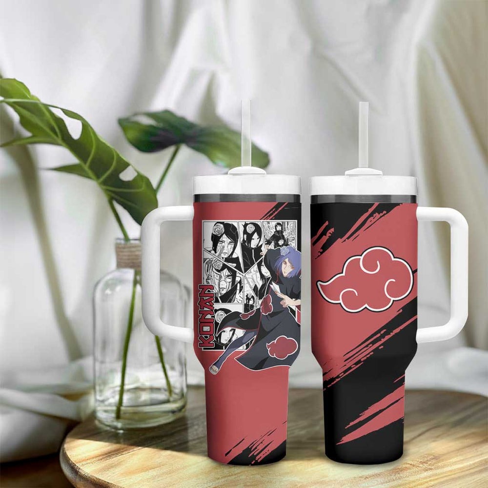 Konan - Naruto Tumbler With Handle Anime Mix Manga Style TS04 Konan - Naruto Tumbler With Handle Anime Mix Manga Style TS04
