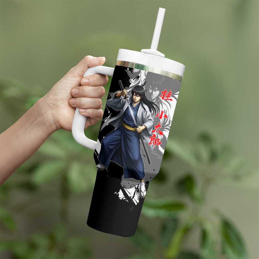 Kotaro Katsura Tumbler With Handle Traditional Samurai Ink Style TS04 Kotaro Katsura Tumbler With Handle Traditional Samurai Ink Style TS04