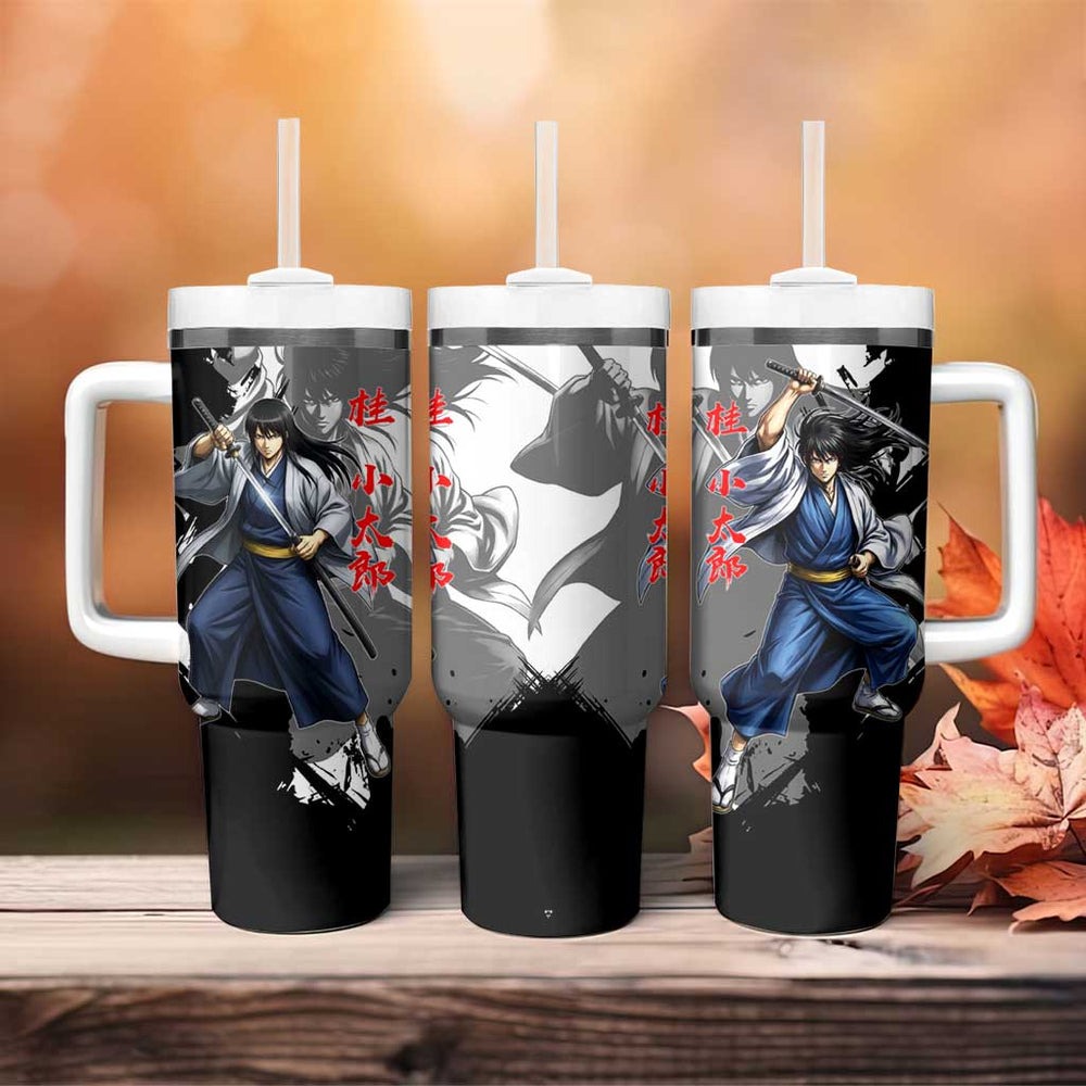 Kotaro Katsura Tumbler With Handle Traditional Samurai Ink Style TS04 Kotaro Katsura Tumbler With Handle Traditional Samurai Ink Style TS04