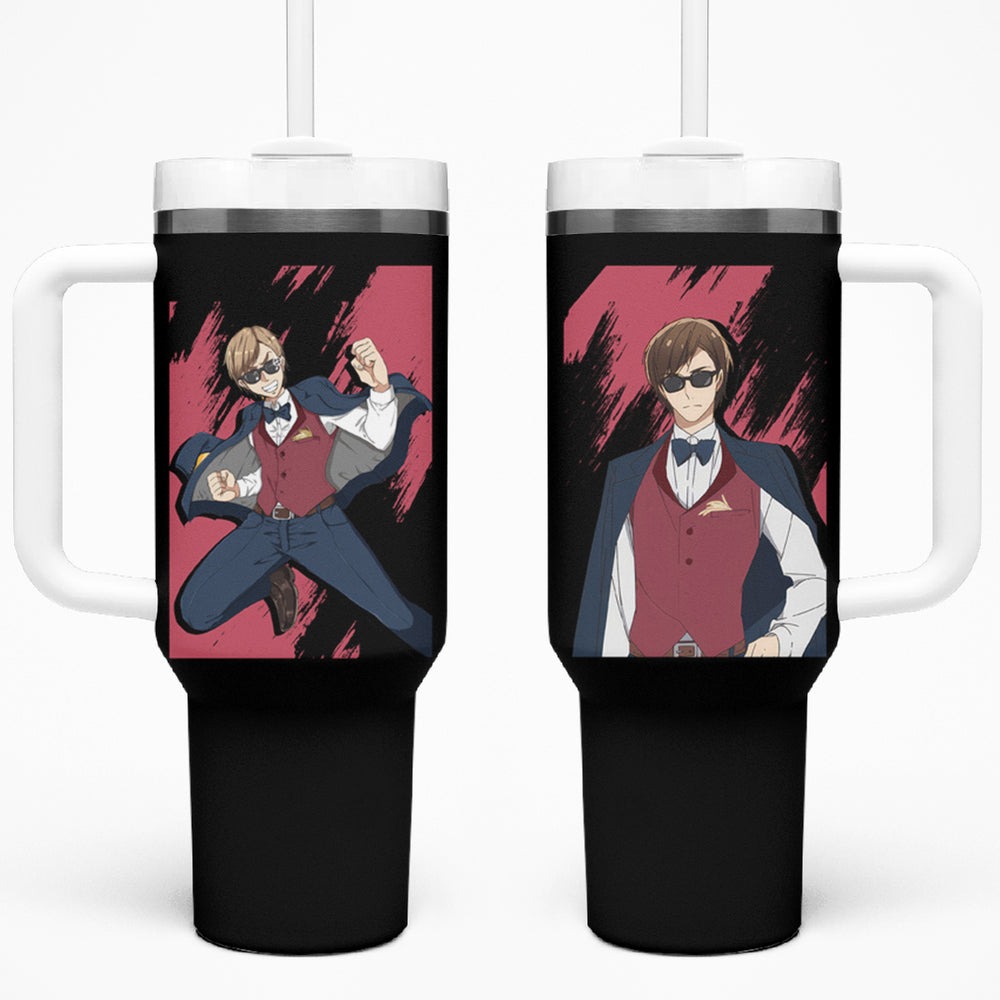 Kotaro Tatsumi Tumbler With Handle Zombie Land Saga TS04 Kotaro Tatsumi Tumbler With Handle Zombie Land Saga TS04