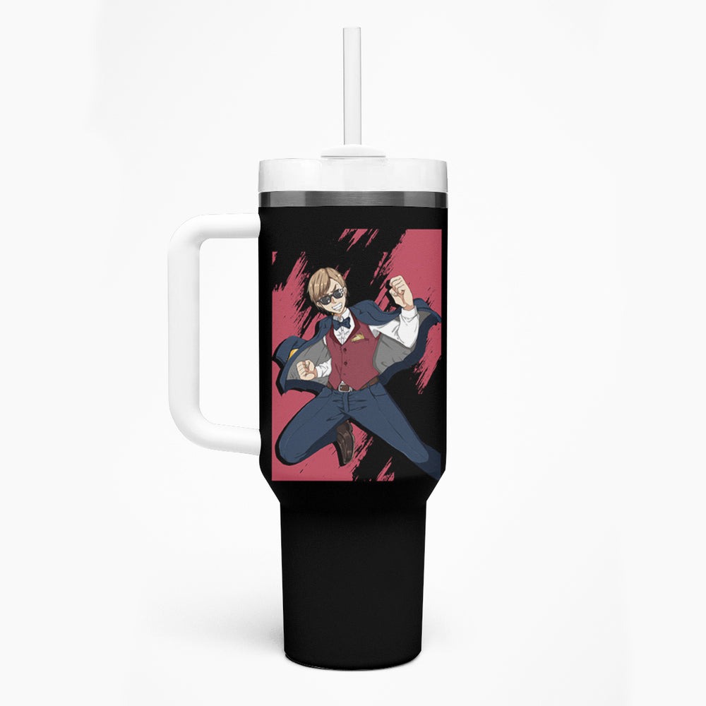 Kotaro Tatsumi Tumbler With Handle Zombie Land Saga TS04 Kotaro Tatsumi Tumbler With Handle Zombie Land Saga TS04