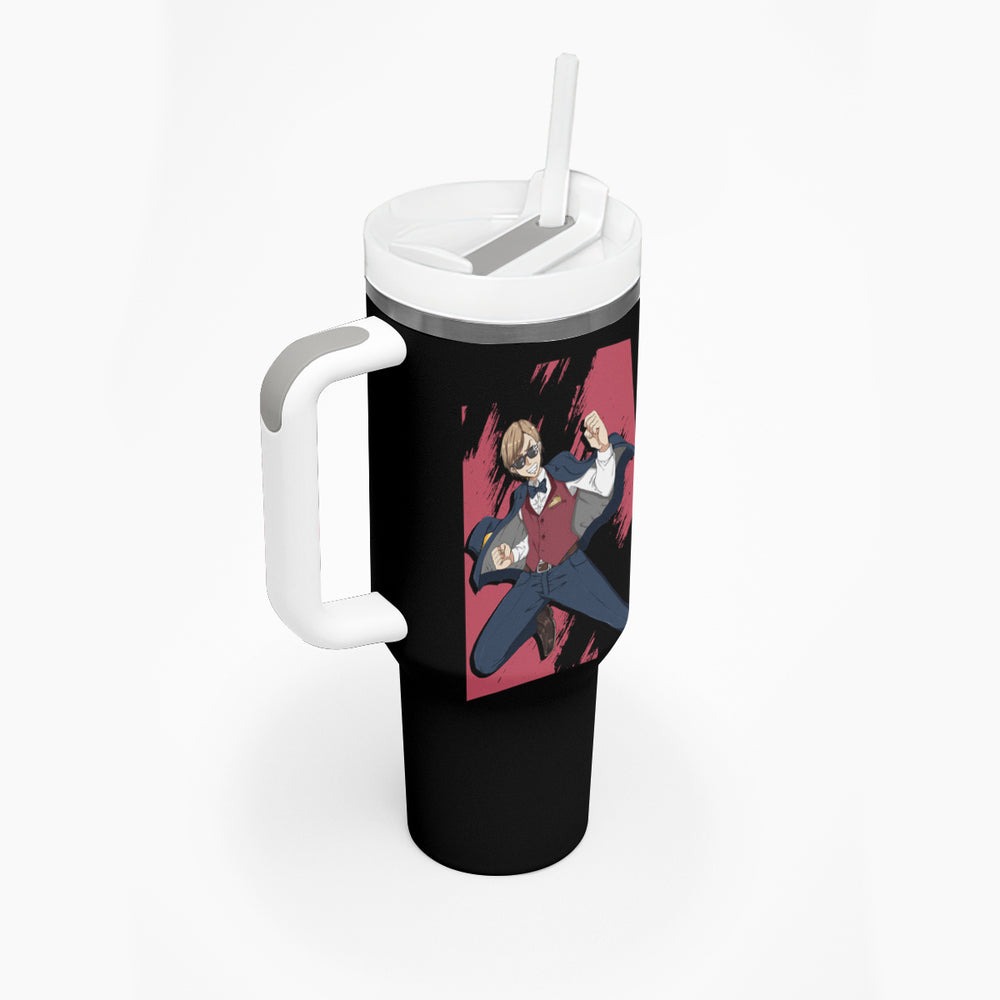 Kotaro Tatsumi Tumbler With Handle Zombie Land Saga TS04 Kotaro Tatsumi Tumbler With Handle Zombie Land Saga TS04