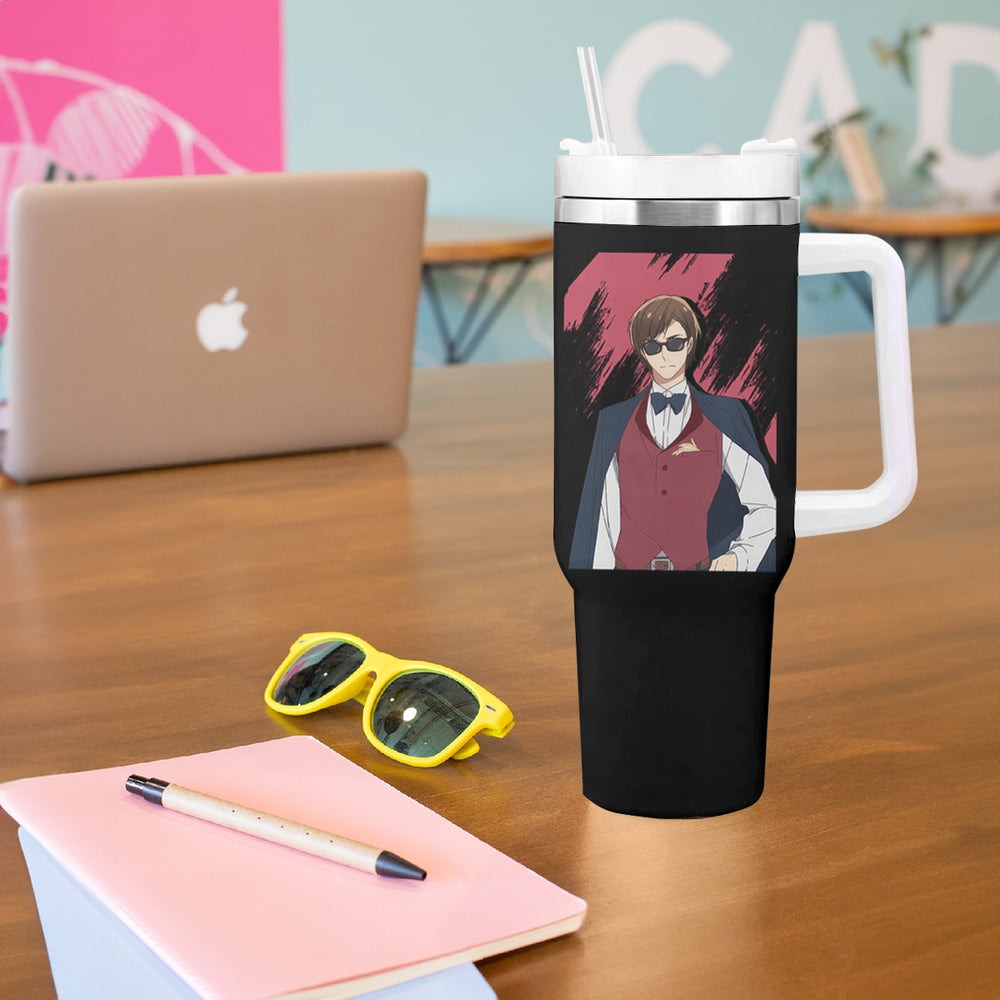 Kotaro Tatsumi Tumbler With Handle Zombie Land Saga TS04 Kotaro Tatsumi Tumbler With Handle Zombie Land Saga TS04