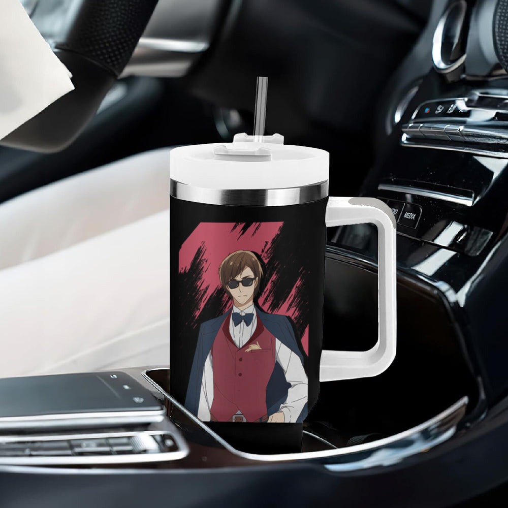 Kotaro Tatsumi Tumbler With Handle Zombie Land Saga TS04 Kotaro Tatsumi Tumbler With Handle Zombie Land Saga TS04