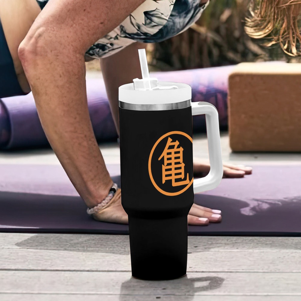 Krillin - Anime Manga Tumbler With Handle TS04 Krillin - Anime Manga Tumbler With Handle TS04