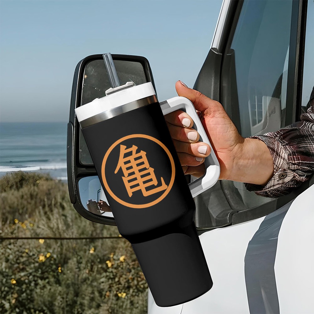 Krillin - Anime Manga Tumbler With Handle TS04 Krillin - Anime Manga Tumbler With Handle TS04
