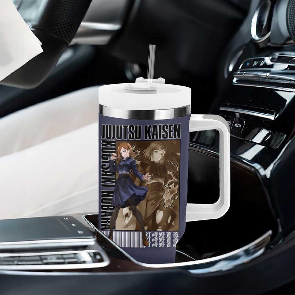 Kugisaki Nobara Jujutsu Kaisen Tumbler With Handle Anime Style TS04 Kugisaki Nobara Jujutsu Kaisen Tumbler With Handle Anime Style TS04