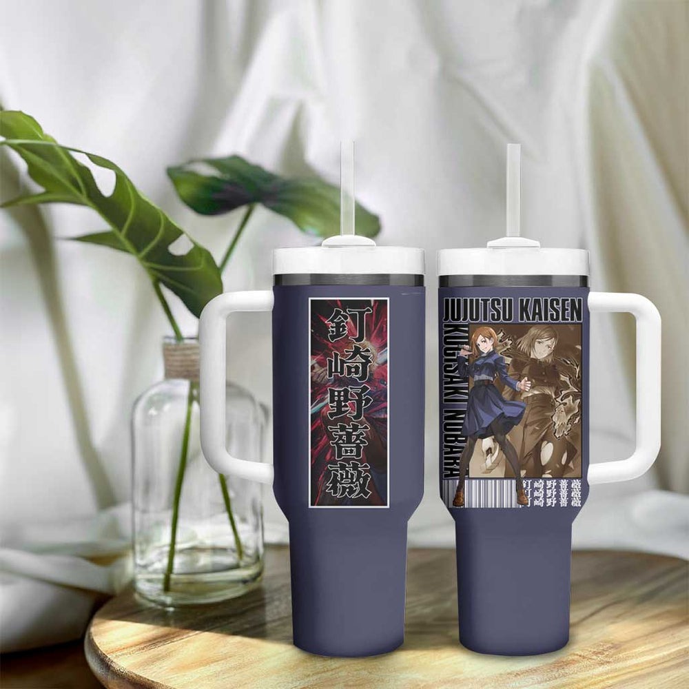 Kugisaki Nobara Jujutsu Kaisen Tumbler With Handle Anime Style TS04 Kugisaki Nobara Jujutsu Kaisen Tumbler With Handle Anime Style TS04