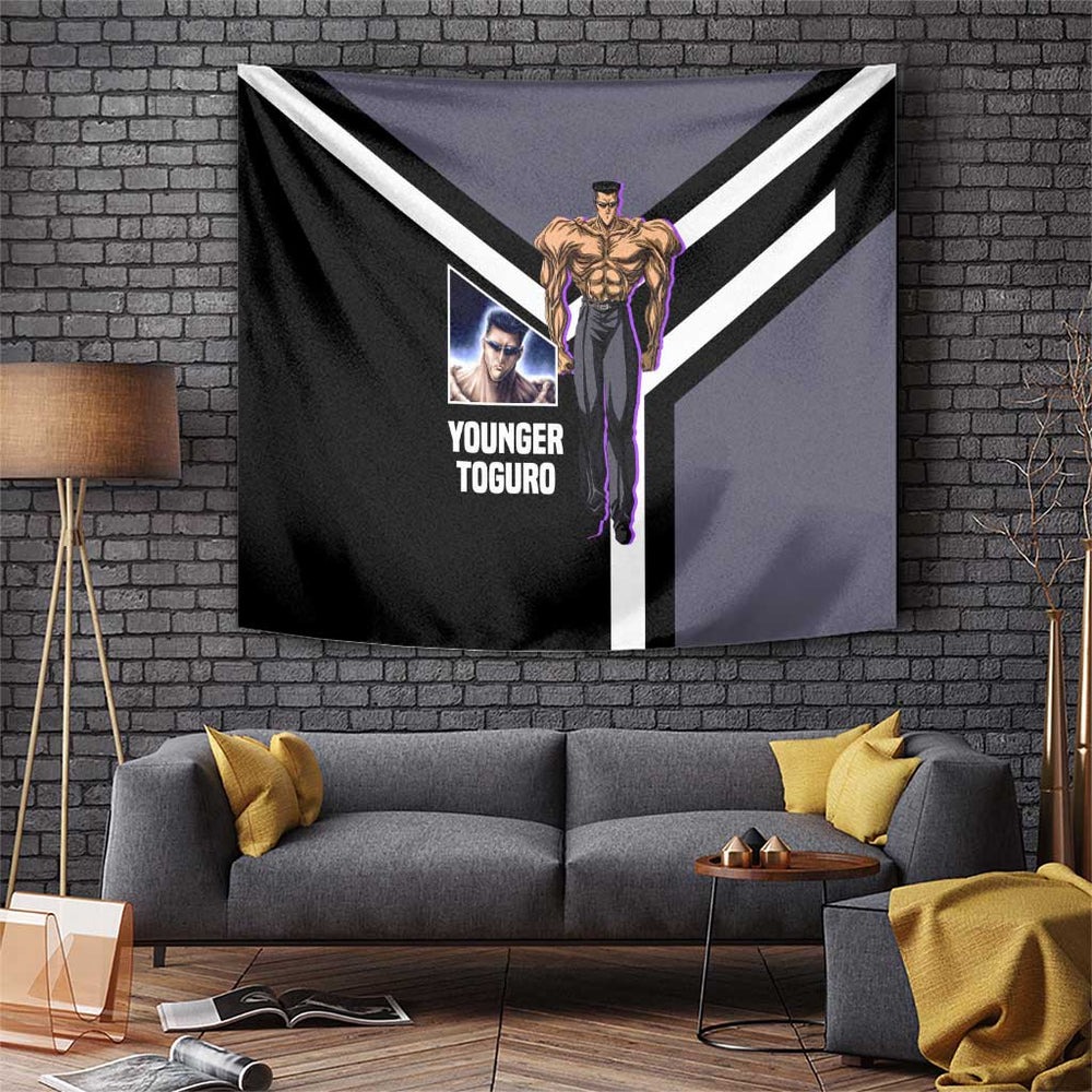 Kurama Yu Yu Hakusho Tapestry with Fox Demon Form and Elegant Battle Pose Design TS04 Kurama Yu Yu Hakusho Tapestry with Fox Demon Form and Elegant Battle Pose Design TS04