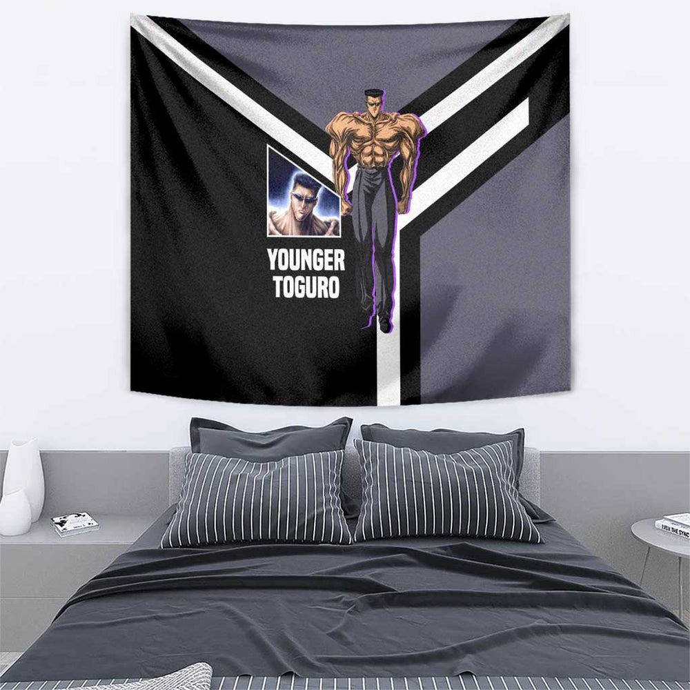 Kurama Yu Yu Hakusho Tapestry with Fox Demon Form and Elegant Battle Pose Design TS04 Kurama Yu Yu Hakusho Tapestry with Fox Demon Form and Elegant Battle Pose Design TS04