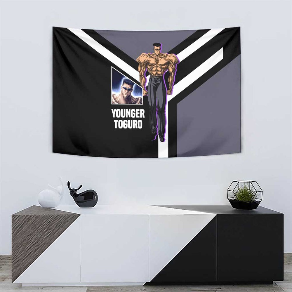 Kurama Yu Yu Hakusho Tapestry with Fox Demon Form and Elegant Battle Pose Design TS04 Kurama Yu Yu Hakusho Tapestry with Fox Demon Form and Elegant Battle Pose Design TS04