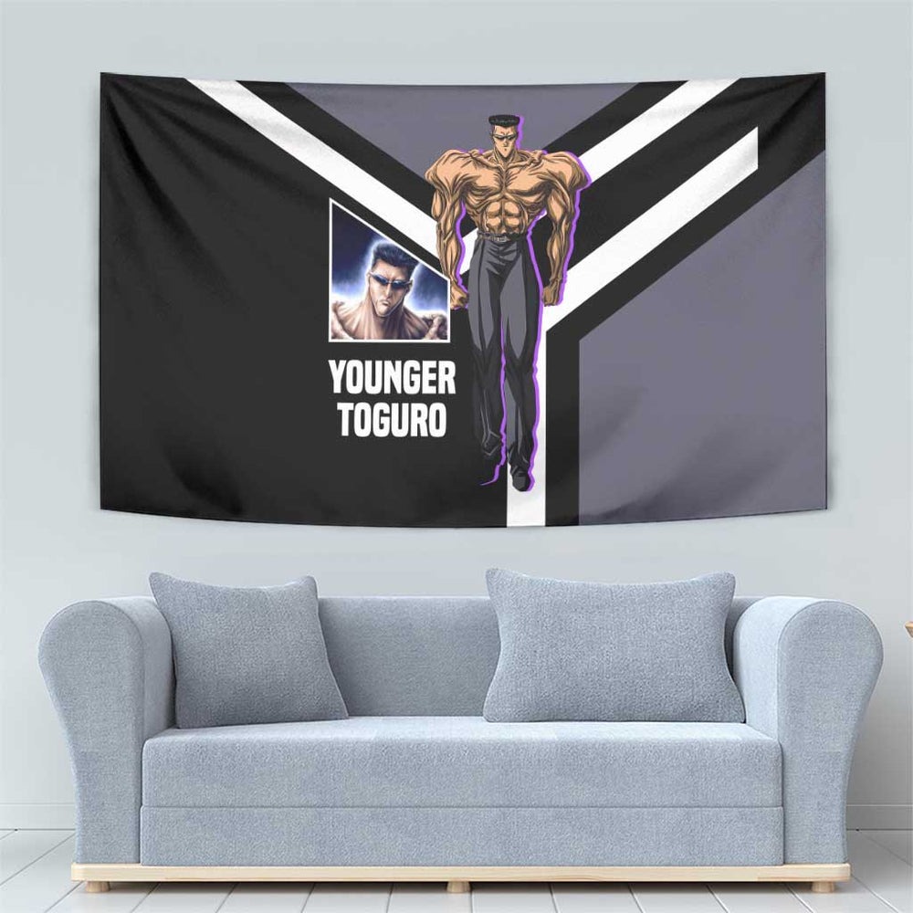 Kurama Yu Yu Hakusho Tapestry with Fox Demon Form and Elegant Battle Pose Design TS04 Kurama Yu Yu Hakusho Tapestry with Fox Demon Form and Elegant Battle Pose Design TS04