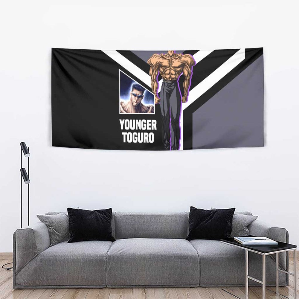 Kurama Yu Yu Hakusho Tapestry with Fox Demon Form and Elegant Battle Pose Design TS04 Kurama Yu Yu Hakusho Tapestry with Fox Demon Form and Elegant Battle Pose Design TS04