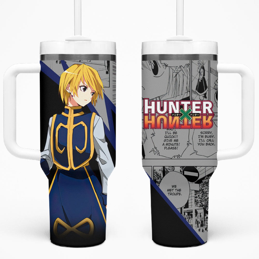 Kurapika Tumbler With Handle Manga Style TS04 Kurapika Tumbler With Handle Manga Style TS04