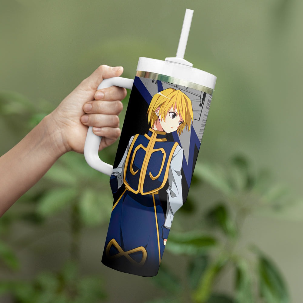 Kurapika Tumbler With Handle Manga Style TS04 Kurapika Tumbler With Handle Manga Style TS04