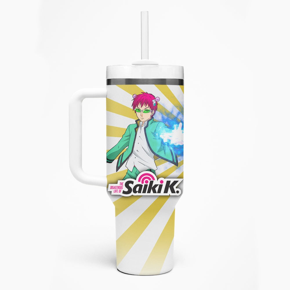 Kusuo Saiki Tumbler With Handle Saiki Kusuo no Psi-nan TS04 Kusuo Saiki Tumbler With Handle Saiki Kusuo no Psi-nan TS04
