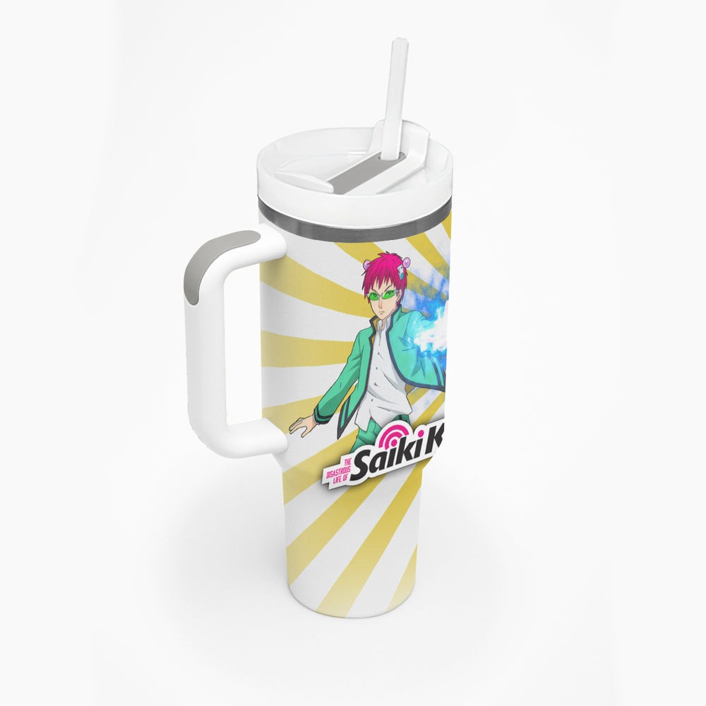 Kusuo Saiki Tumbler With Handle Saiki Kusuo no Psi-nan TS04 Kusuo Saiki Tumbler With Handle Saiki Kusuo no Psi-nan TS04