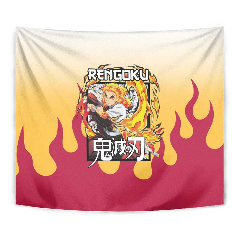 Kyojuro Rengoku Haori Demon Slayer Tumbler With Handle Anime Style TS04