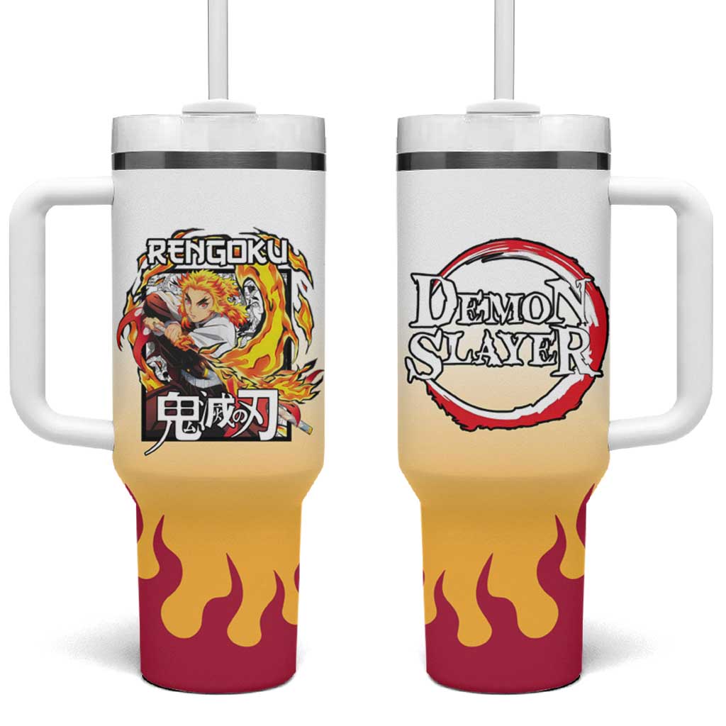 Kyojuro Rengoku Haori Demon Slayer Tumbler With Handle Anime Style TS04