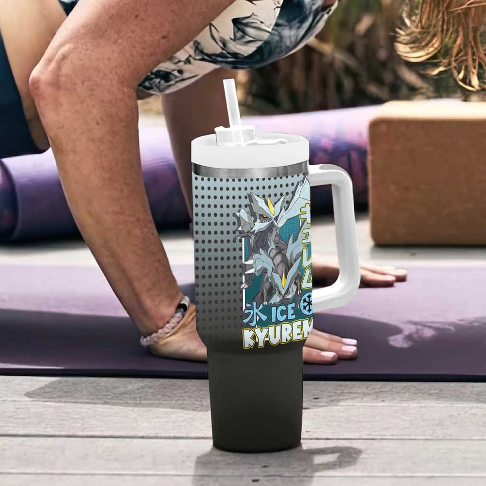 Kyurem from Poké Tumbler With Handle with Ice Type Ability and Powerful Battle Pose Design TS04 Kyurem from Poké Tumbler With Handle with Ice Type Ability and Powerful Battle Pose Design TS04