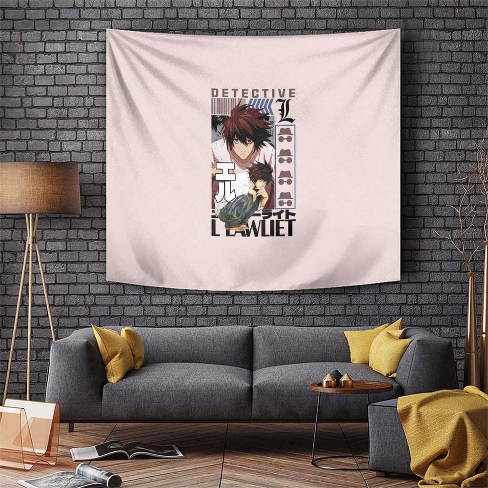 L Death Note Tapestry Anime Style TS04 L Death Note Tapestry Anime Style TS04