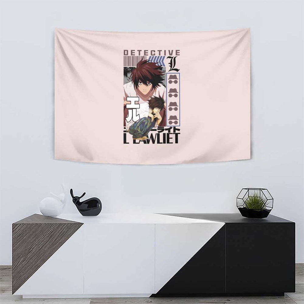 L Death Note Tapestry Anime Style TS04 L Death Note Tapestry Anime Style TS04