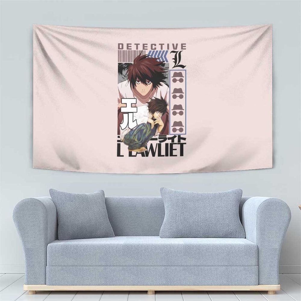 L Death Note Tapestry Anime Style TS04 L Death Note Tapestry Anime Style TS04