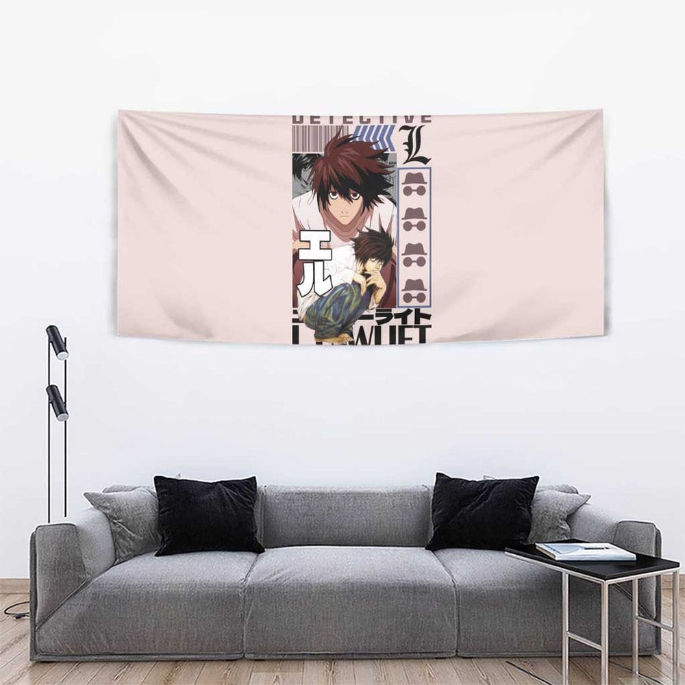 L Death Note Tapestry Anime Style TS04 L Death Note Tapestry Anime Style TS04