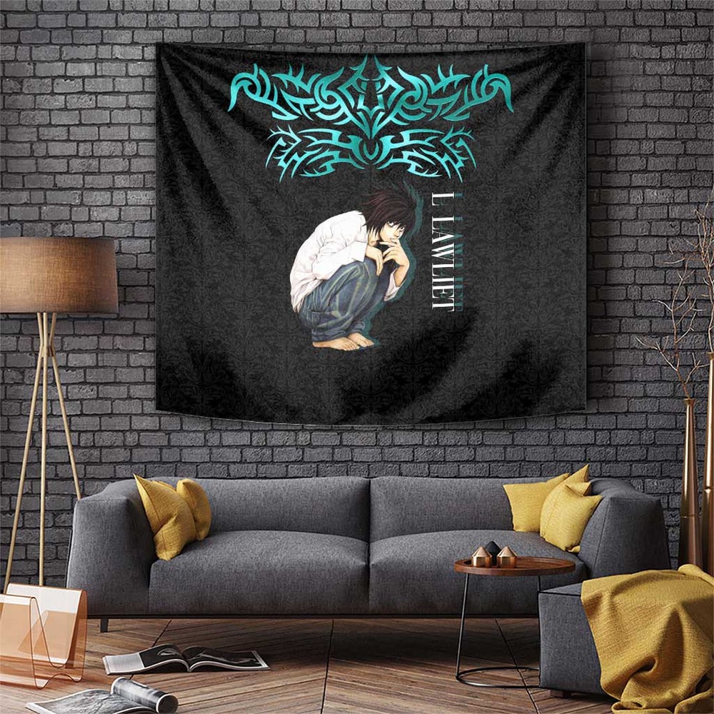 L Lawliet - Death Note Tapestry Anime Style TS04 L Lawliet - Death Note Tapestry Anime Style TS04