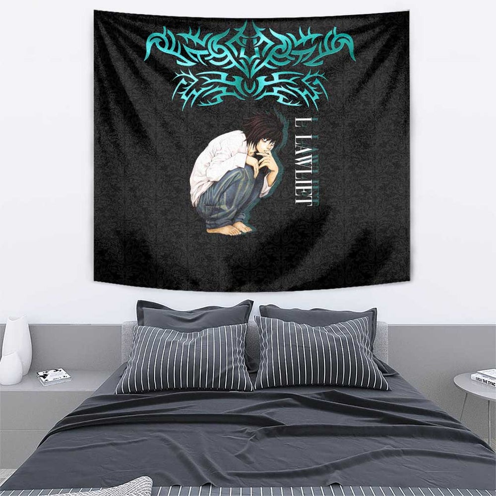 L Lawliet - Death Note Tapestry Anime Style TS04 L Lawliet - Death Note Tapestry Anime Style TS04