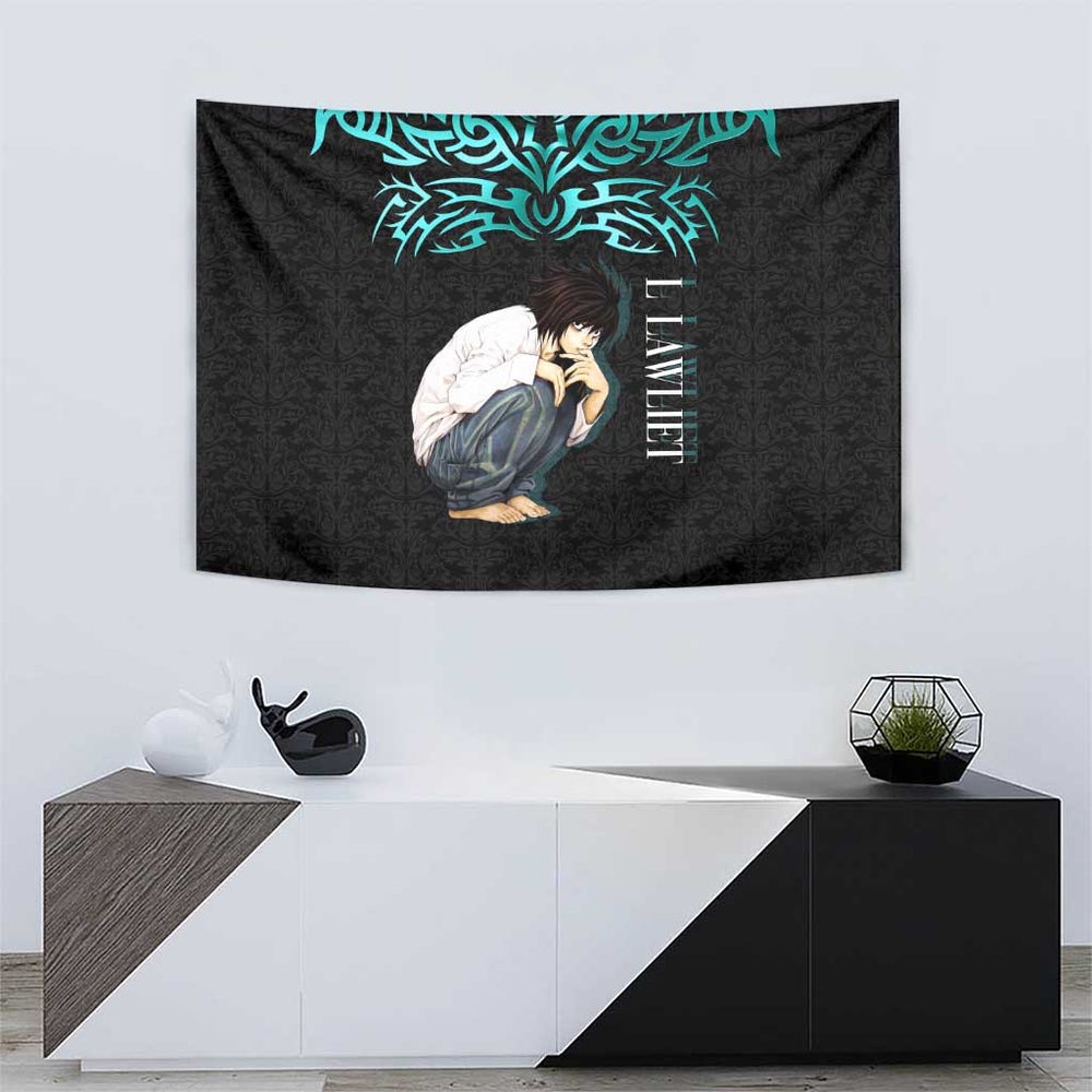 L Lawliet - Death Note Tapestry Anime Style TS04 L Lawliet - Death Note Tapestry Anime Style TS04