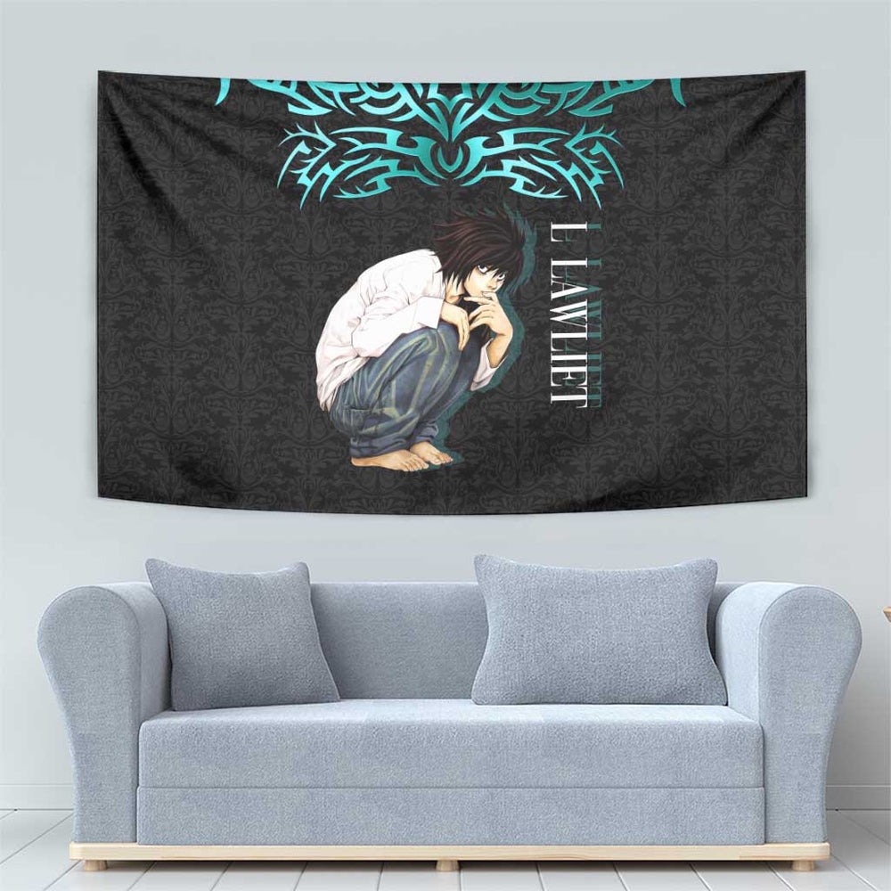 L Lawliet - Death Note Tapestry Anime Style TS04 L Lawliet - Death Note Tapestry Anime Style TS04