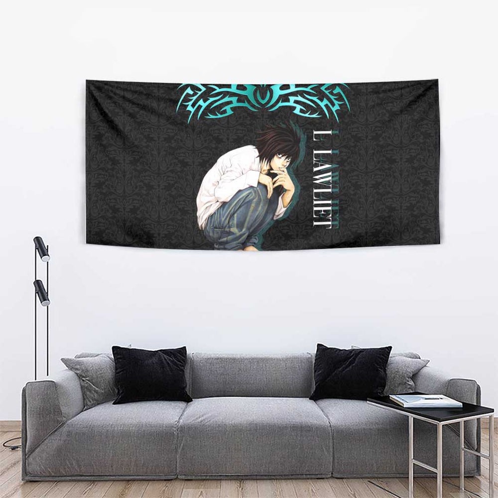 L Lawliet - Death Note Tapestry Anime Style TS04 L Lawliet - Death Note Tapestry Anime Style TS04