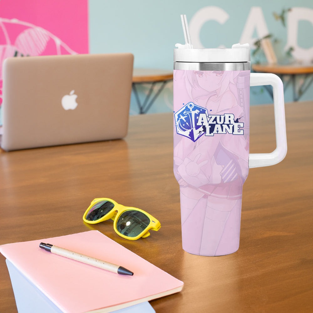 Laffey - Azur Lane Tumbler With Handle Anime Game Style TS04 Laffey - Azur Lane Tumbler With Handle Anime Game Style TS04