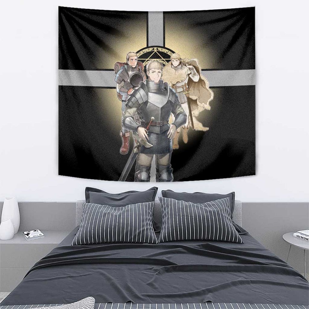 Laios Touden Dungeon Knight Tumbler With Handle Fantasy Anime Illustration Style TS04 Laios Touden Dungeon Knight Tumbler With Handle Fantasy Anime Illustration Style TS04