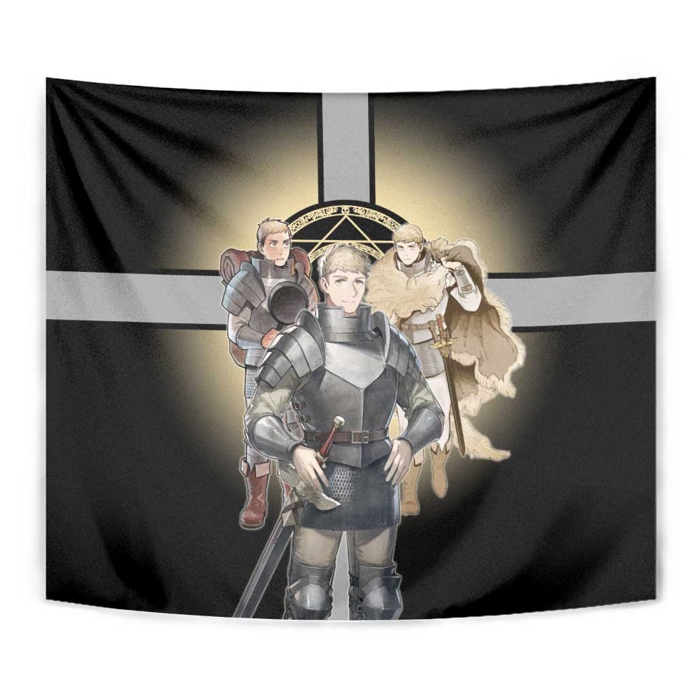 Laios Touden Dungeon Knight Tumbler With Handle Fantasy Anime Illustration Style TS04 Laios Touden Dungeon Knight Tumbler With Handle Fantasy Anime Illustration Style TS04
