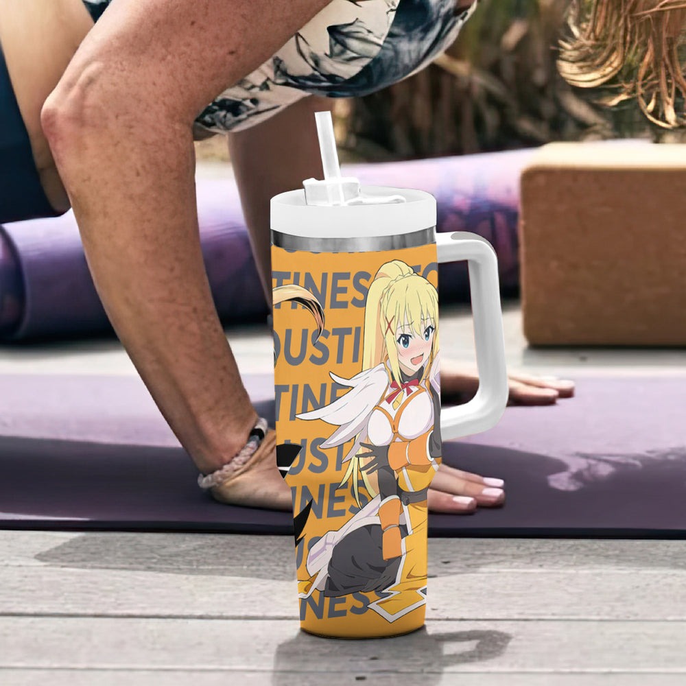 Lalatina Dustiness Ford KonoSuba Tumbler With Handle Anime Style TS04 Lalatina Dustiness Ford KonoSuba Tumbler With Handle Anime Style TS04
