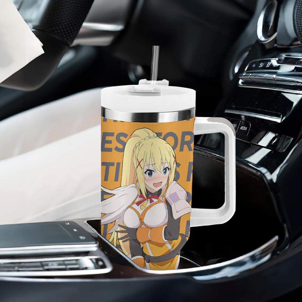 Lalatina Dustiness Ford KonoSuba Tumbler With Handle Anime Style TS04 Lalatina Dustiness Ford KonoSuba Tumbler With Handle Anime Style TS04