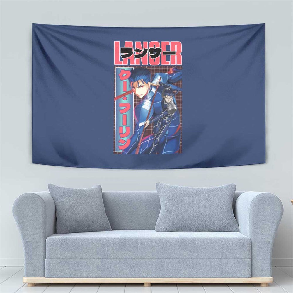 Lancer Fate Stay Night Unlimited Blade Works Tumbler With Handle Anime Style TS04 Lancer Fate Stay Night Unlimited Blade Works Tumbler With Handle Anime Style TS04