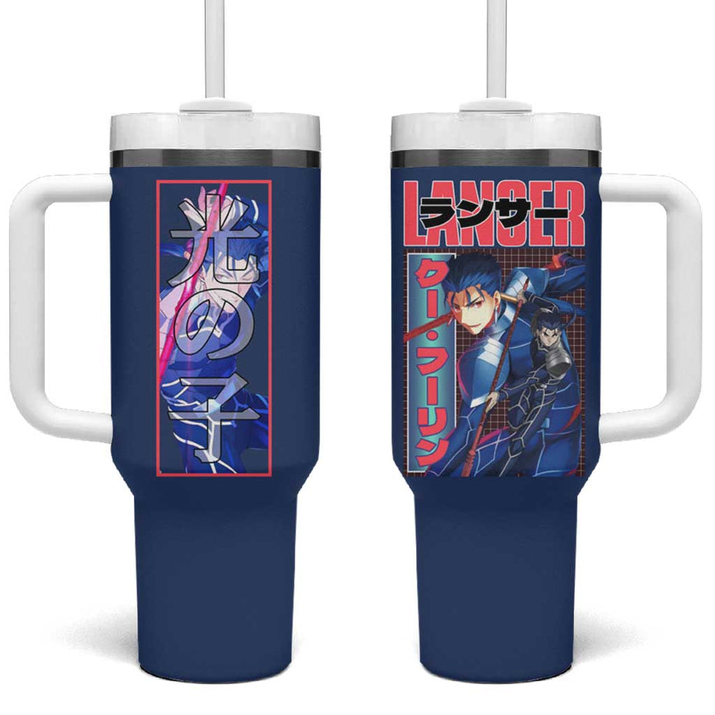 Lancer Fate Stay Night Unlimited Blade Works Tumbler With Handle Anime Style TS04