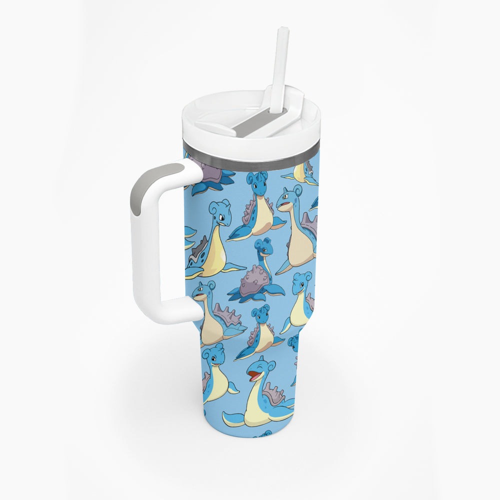 Lapras Clothes Tumbler With Handle Pattern Style TS04 Lapras Clothes Tumbler With Handle Pattern Style TS04