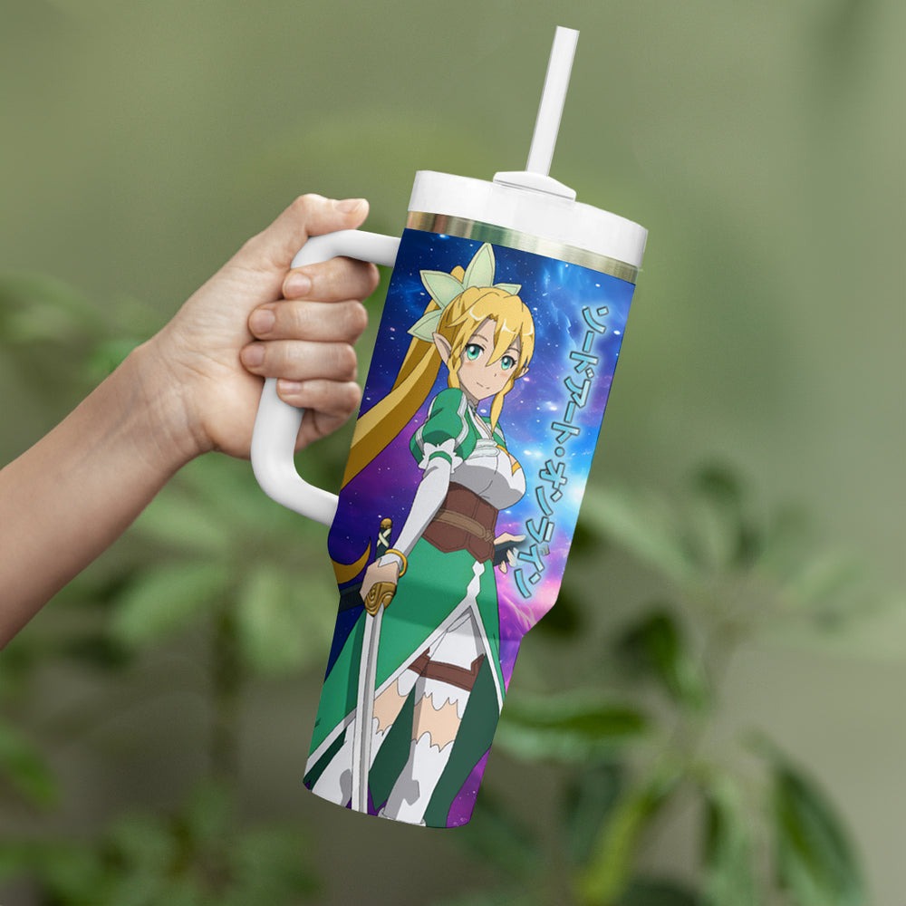 Leafa Tumbler With Handle Sword Art Galaxy Style TS04
