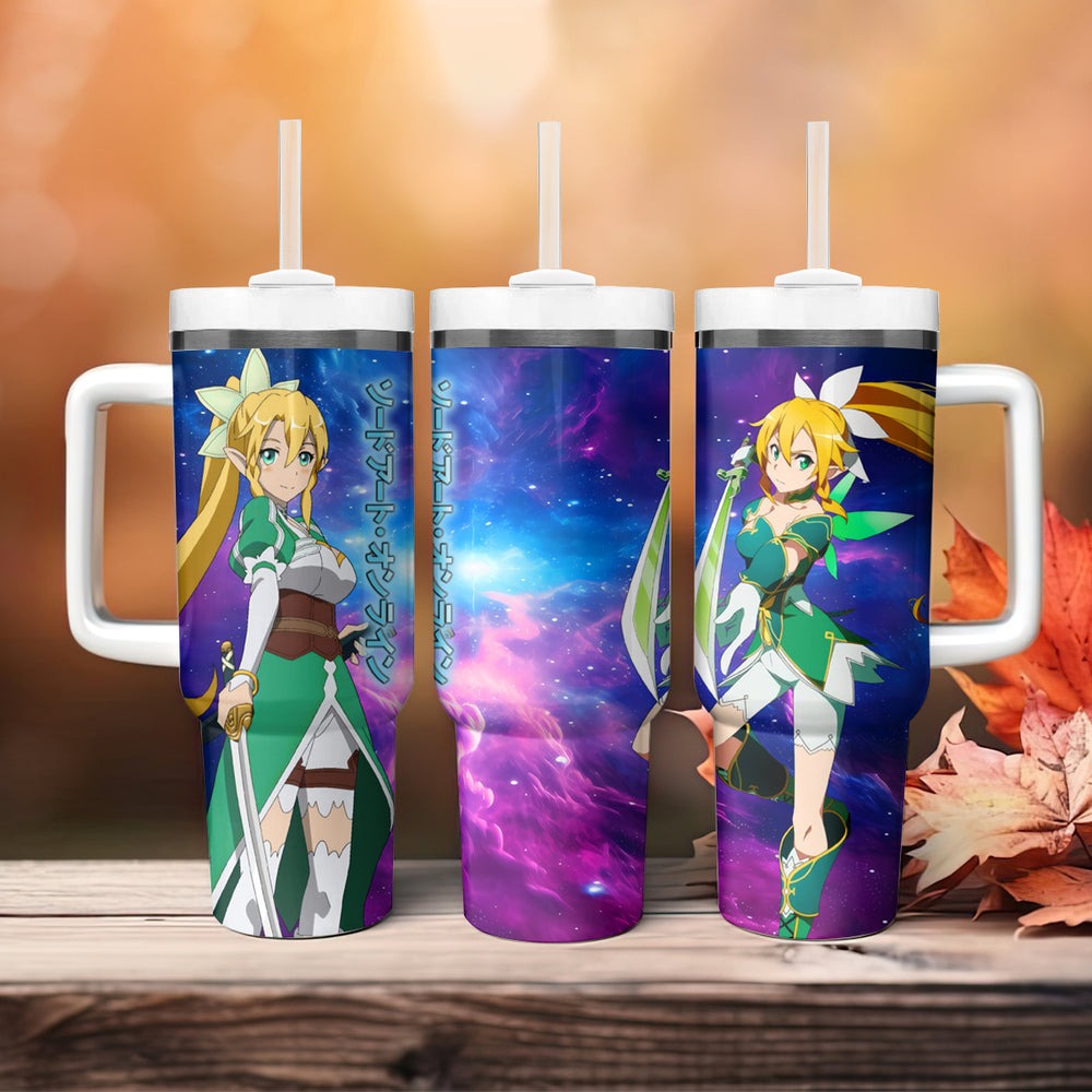 Leafa Tumbler With Handle Sword Art Galaxy Style TS04