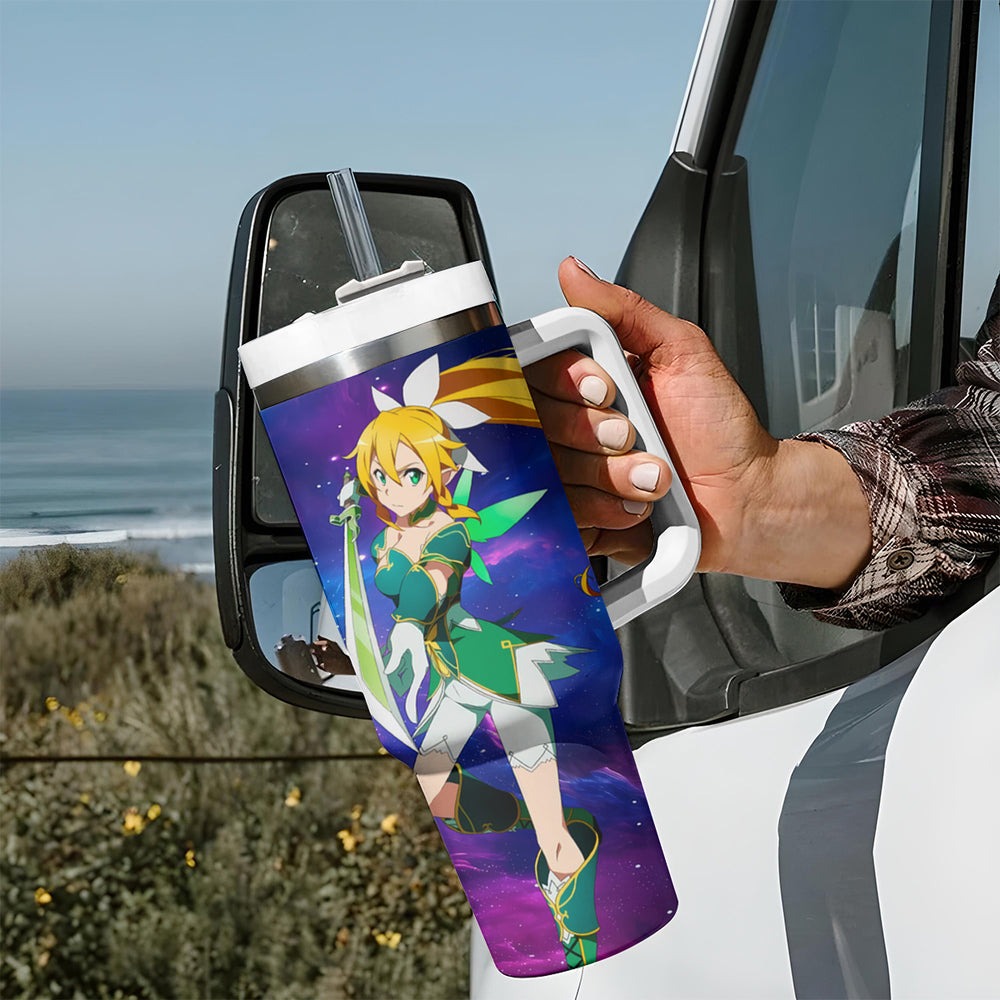 Leafa Tumbler With Handle Sword Art Galaxy Style TS04