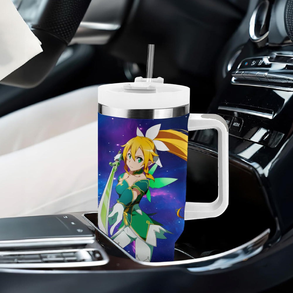 Leafa Tumbler With Handle Sword Art Galaxy Style TS04