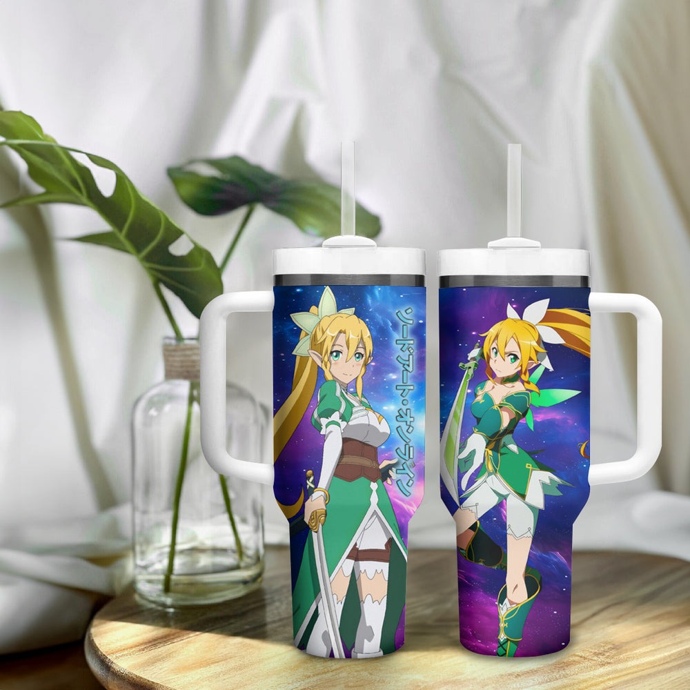 Leafa Tumbler With Handle Sword Art Galaxy Style TS04