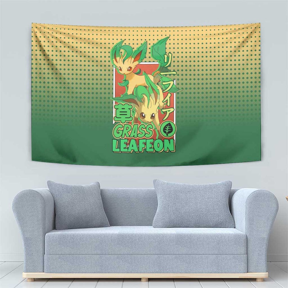 Leafeon from Poké Tapestry with Grass Type Power and Nature Design TS04 Leafeon from Poké Tapestry with Grass Type Power and Nature Design TS04
