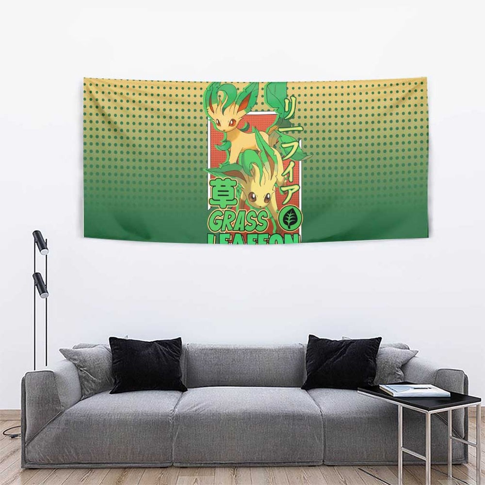 Leafeon from Poké Tapestry with Grass Type Power and Nature Design TS04 Leafeon from Poké Tapestry with Grass Type Power and Nature Design TS04