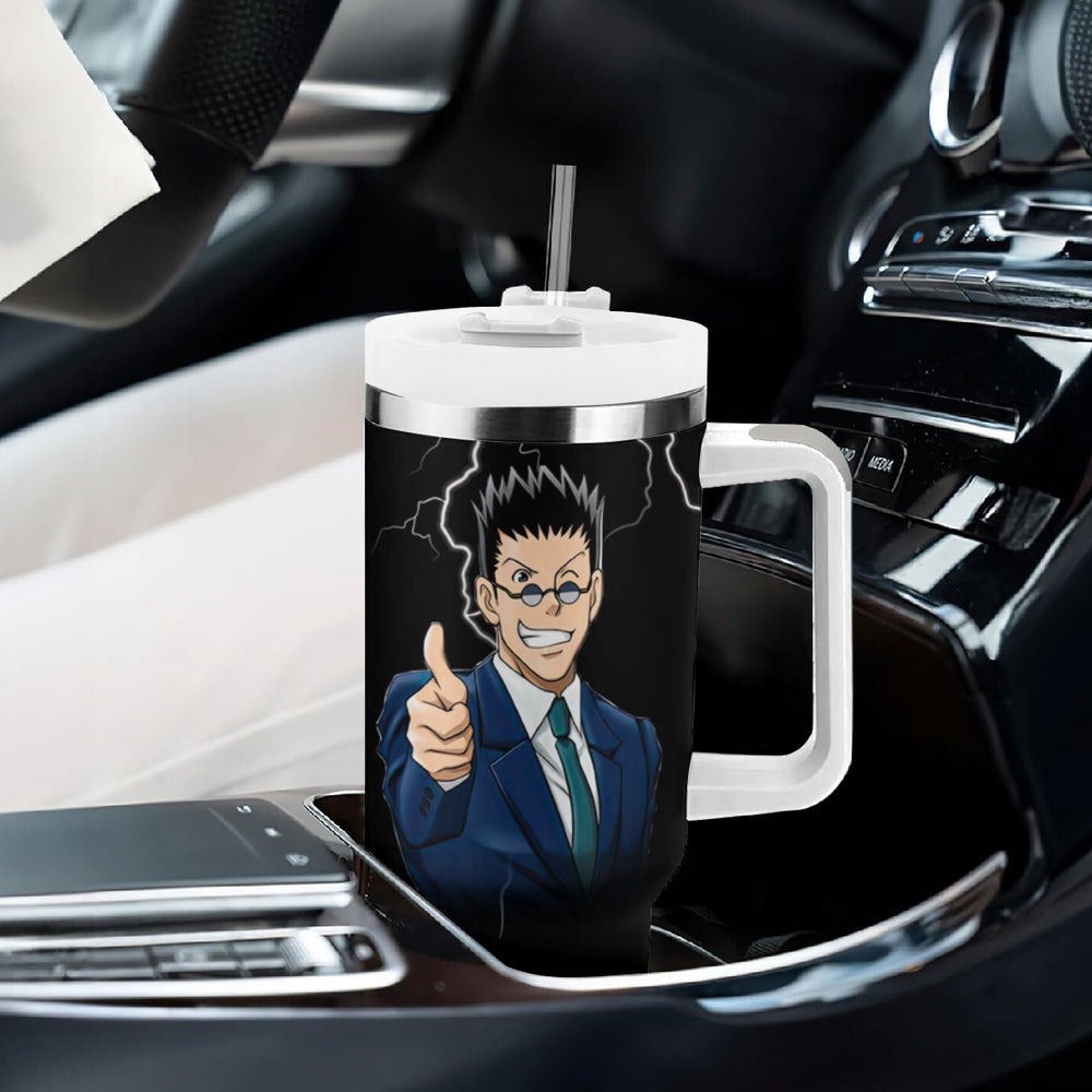 Leorio Hunter X Hunter Tumbler With Handle Anime Style TS04